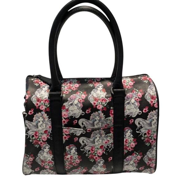 Loungefly Disney Princess Tattoo Sketch Snow White Ariel Aurora Belle Purse - Picture 11 of 11